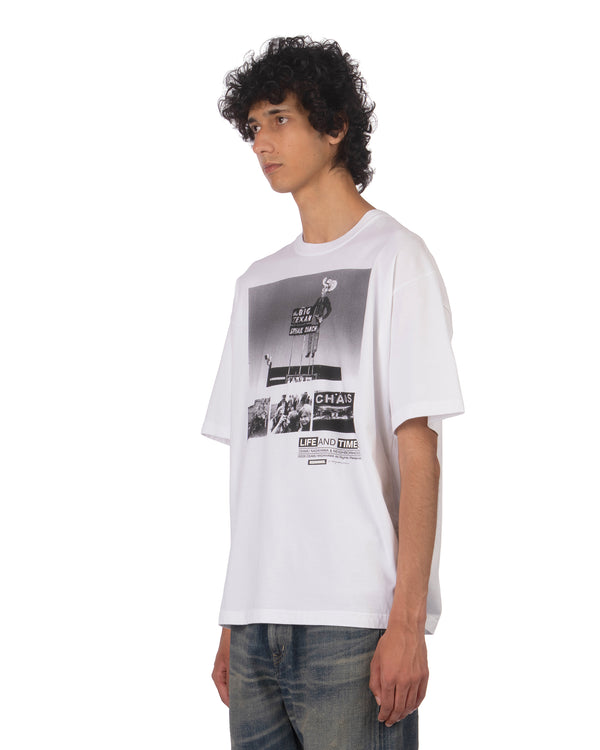 NEIGHBORHOOD | x Osamu Nagahama T-Shirt NO.4 White - Concrete
