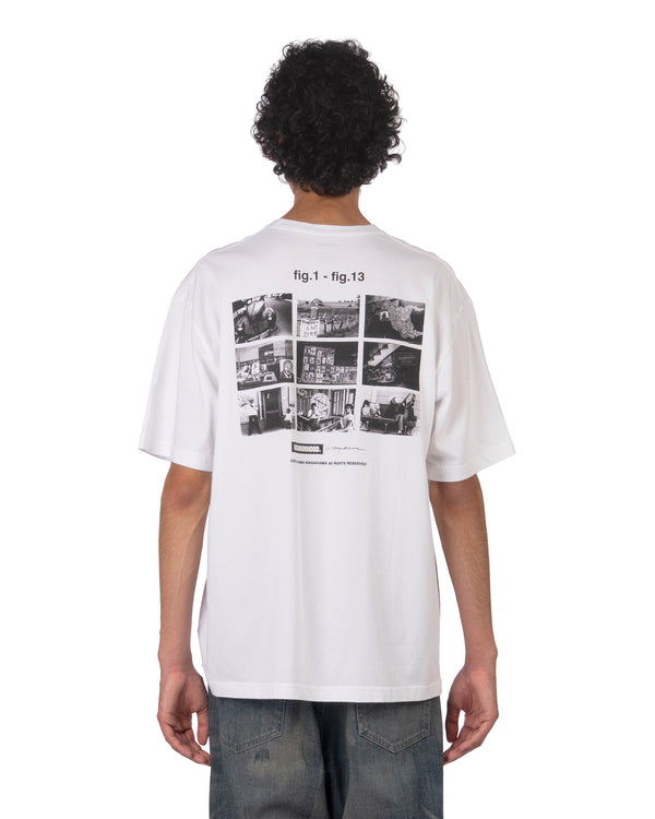 NEIGHBORHOOD | x Osamu Nagahama T-Shirt NO.4 White - Concrete