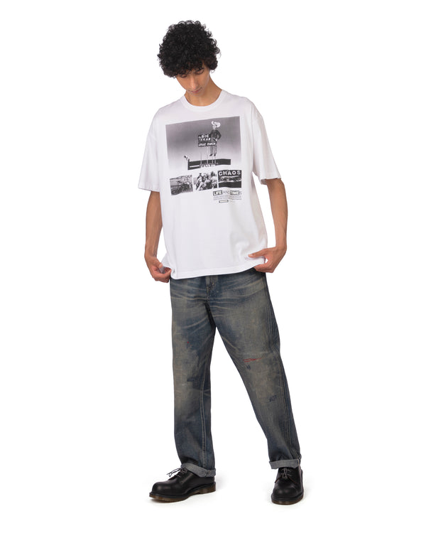 NEIGHBORHOOD | x Osamu Nagahama T-Shirt NO.4 White - Concrete