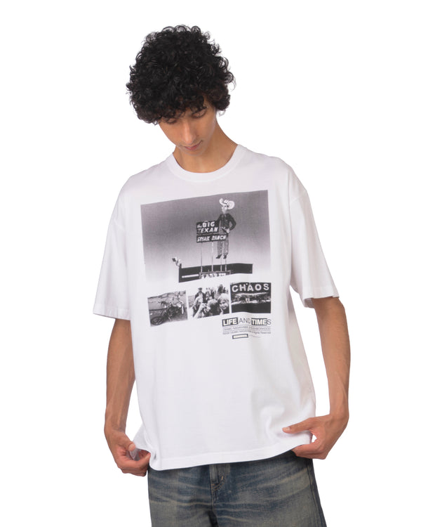 NEIGHBORHOOD | x Osamu Nagahama T-Shirt NO.4 White - Concrete