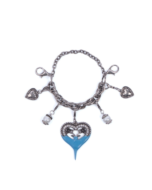 OTTOLINGER | Dipped Jodel Charm Silver and Blue - Concrete
