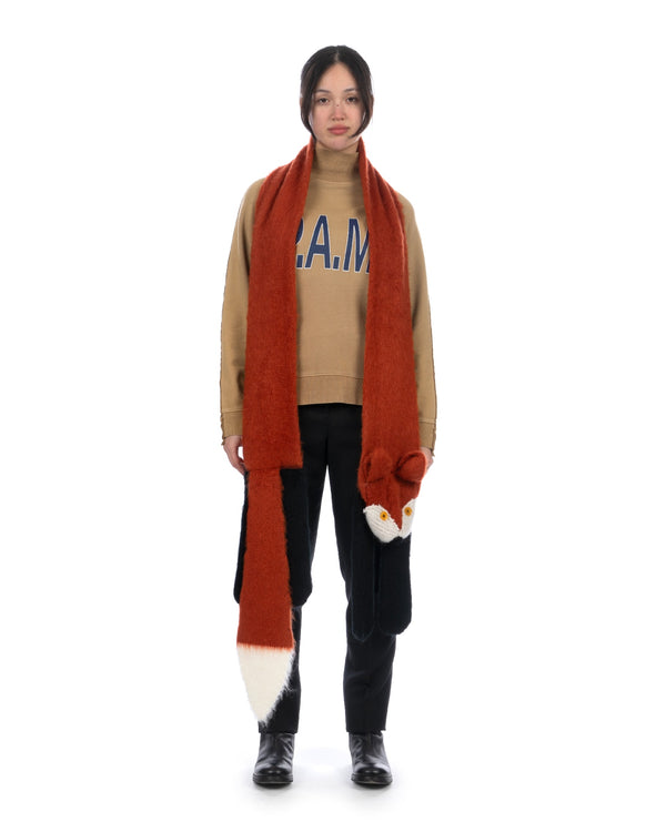 Perks and Mini (P.A.M.) | W Box Hi Neck Sweat Sienna - Concrete