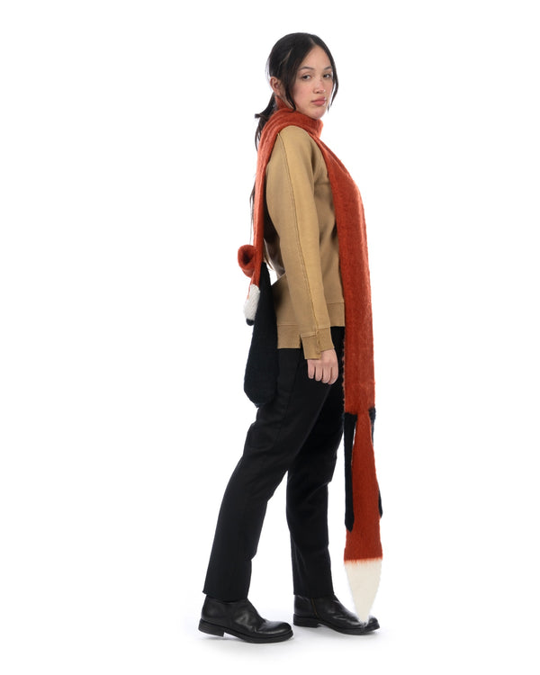 Perks and Mini (P.A.M.) | W Box Hi Neck Sweat Sienna - Concrete
