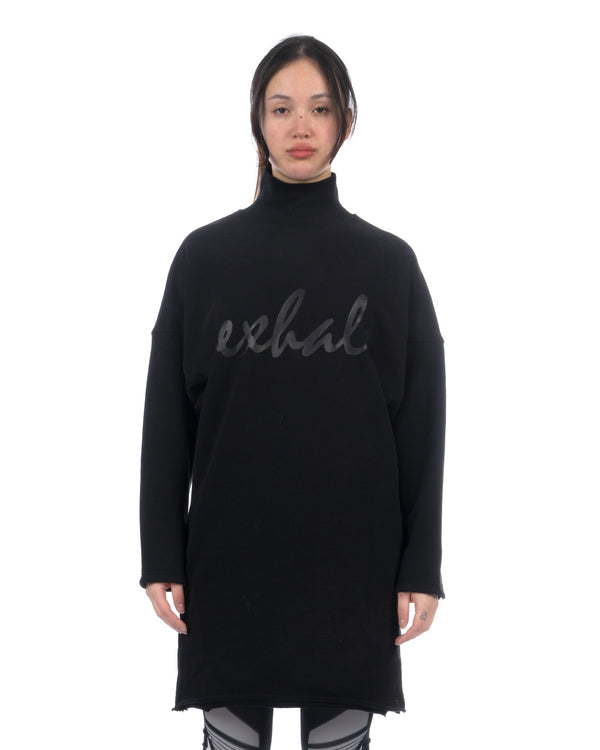 Perks and Mini (P.A.M.) | Elevation High Neck Dress Black - Concrete