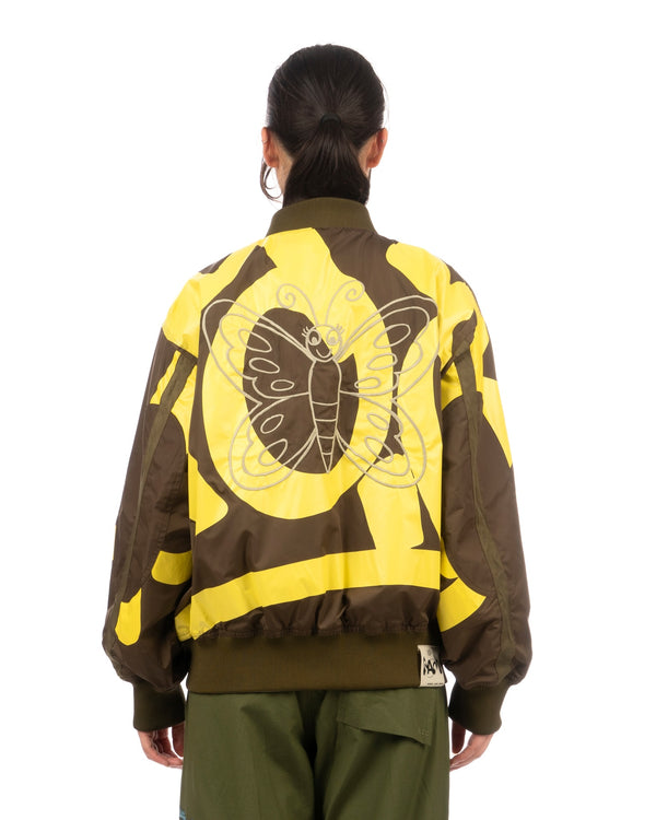 Perks and Mini (P.A.M.) | Varg 2.0 Reversible Bomber Jacket Khaki - Concrete