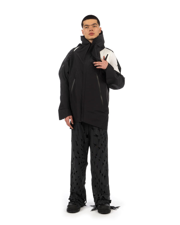 Post Archive Faction | x LTEKS Storm Breaker Jacket Black - Concrete