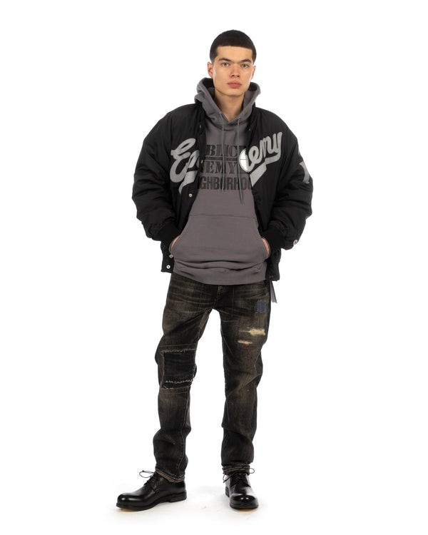 NEIGHBORHOOD | x Public Enemy Hoody Gray - Concrete