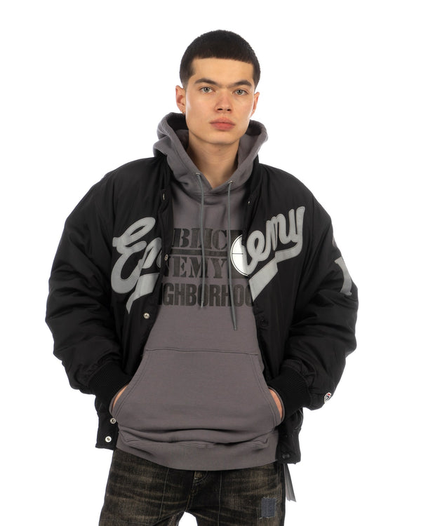 NEIGHBORHOOD | x Public Enemy Hoody Gray - Concrete