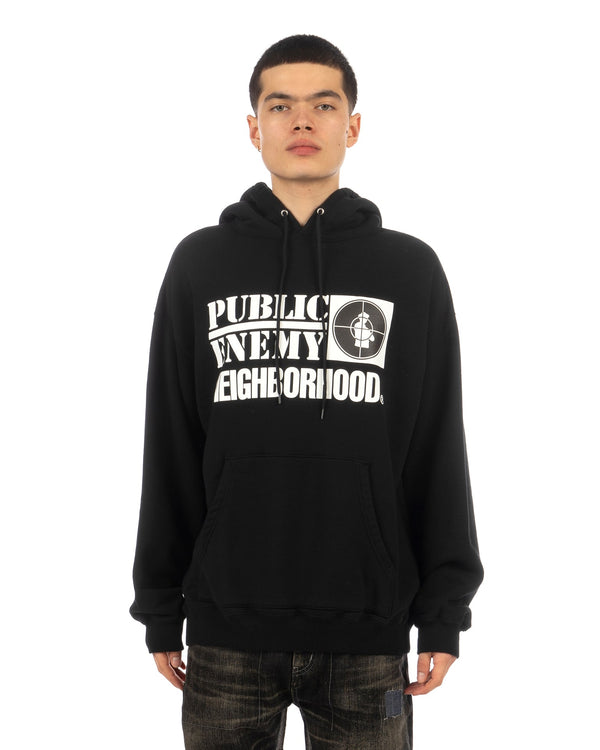 NEIGHBORHOOD | x Public Enemy Hoody Black - Concrete