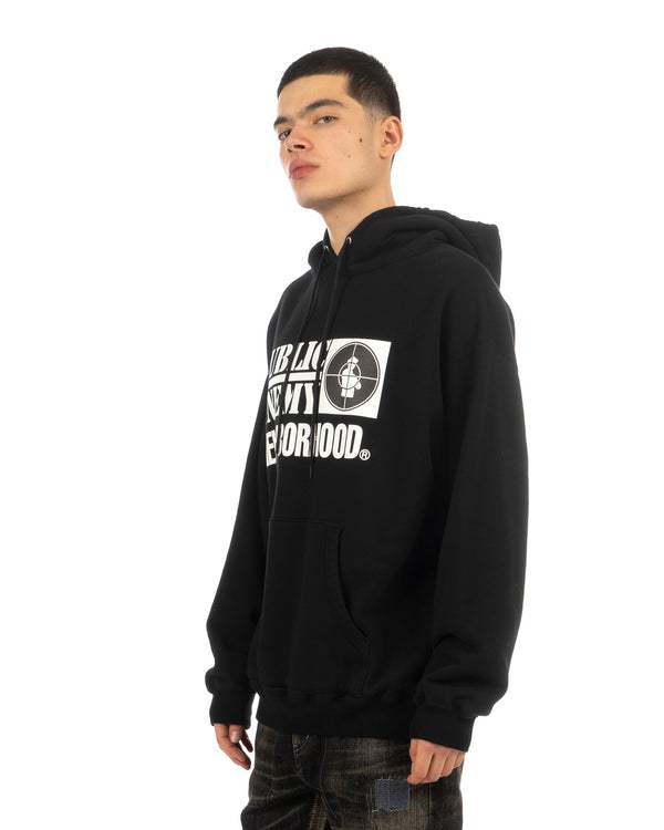 NEIGHBORHOOD | x Public Enemy Hoody Black - Concrete