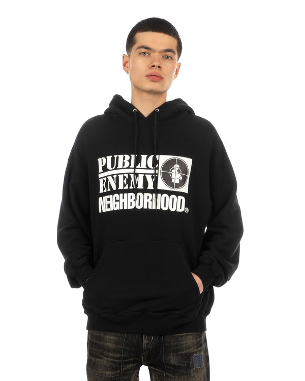 NEIGHBORHOOD | x Public Enemy Hoody Black - Concrete