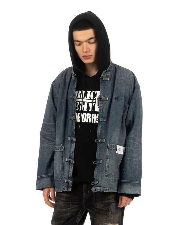 NEIGHBORHOOD | x Public Enemy Hoody Black - Concrete