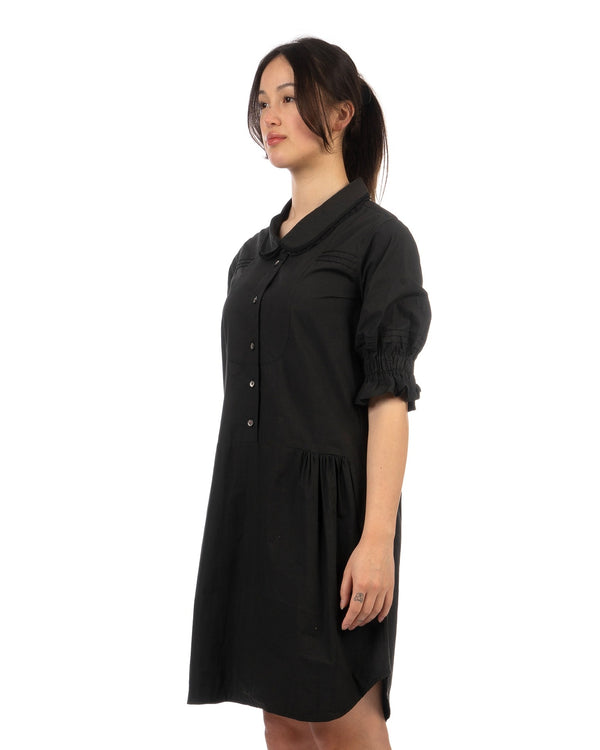 Peter Jensen | W Pintuck Sleeve Dress Black - Concrete