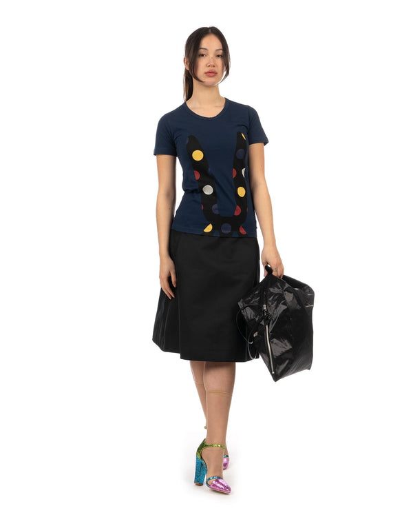 Peter Jensen | W Polka Dot Rabbit T-Shirt - Concrete