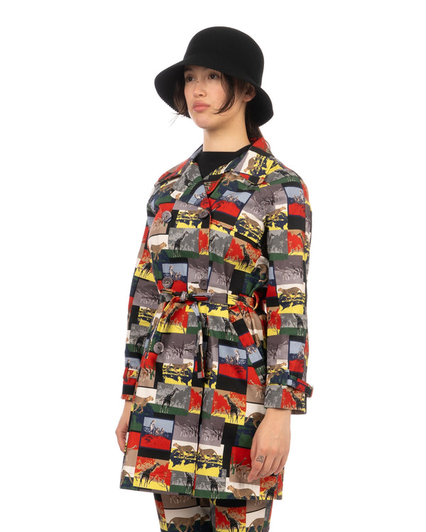 Peter Jensen | W Tina Mac Digital Print Safari - Concrete