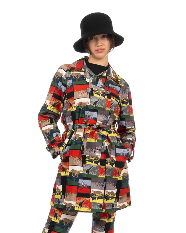 Peter Jensen | W Tina Mac Digital Print Safari - Concrete