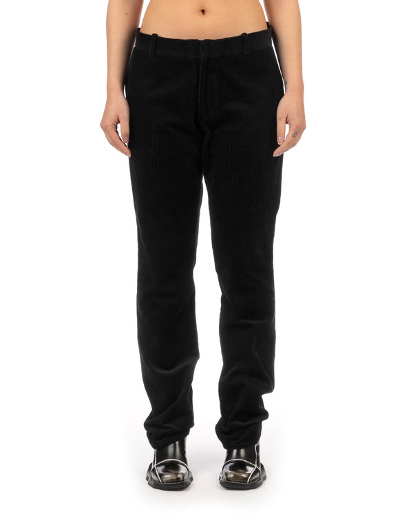 Peter Jensen | M Slim Fit Corduroy Trousers Black - Concrete
