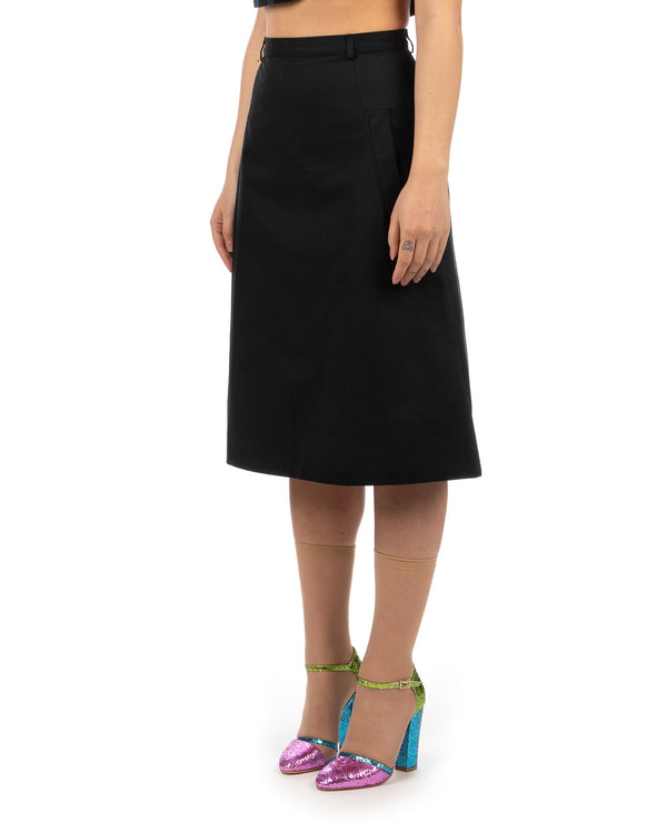 Peter Jensen | W Heta Skirt Black - Concrete