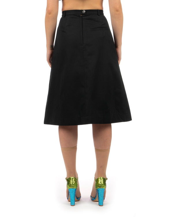 Peter Jensen | W Heta Skirt Black - Concrete