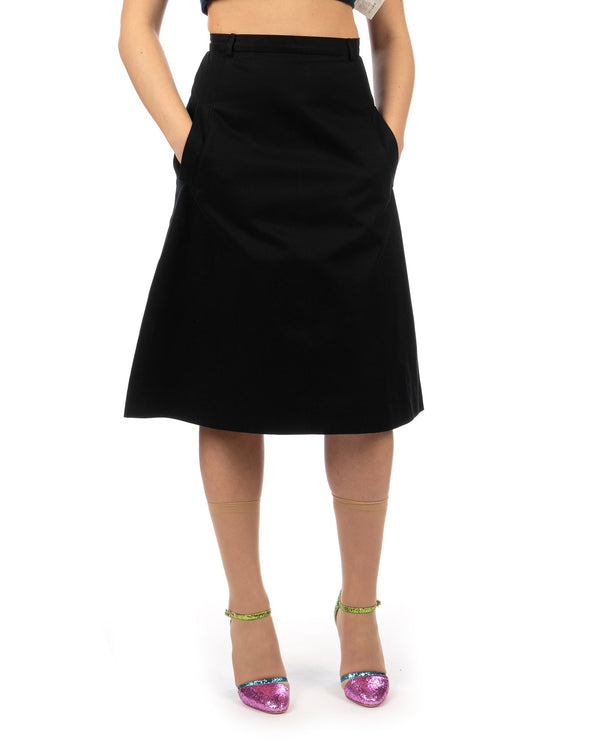 Peter Jensen | W Heta Skirt Black - Concrete