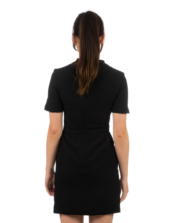 Peter Jensen | W Wool Raw Edge Dress Black - Concrete
