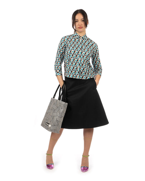 Peter Jensen | W Heta Skirt Black - Concrete