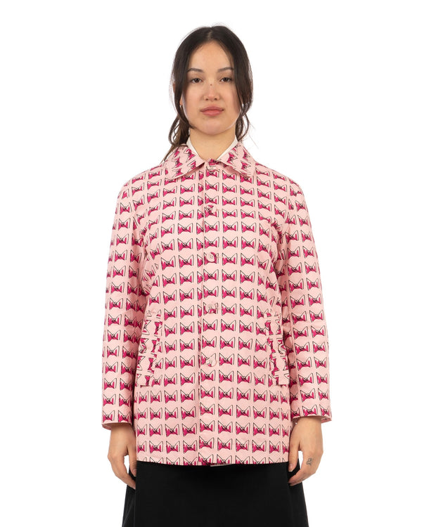 Peter Jensen | W 'Peter' Coat Pink Bow - Concrete