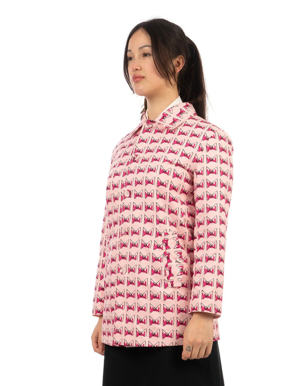 Peter Jensen | W 'Peter' Coat Pink Bow - Concrete