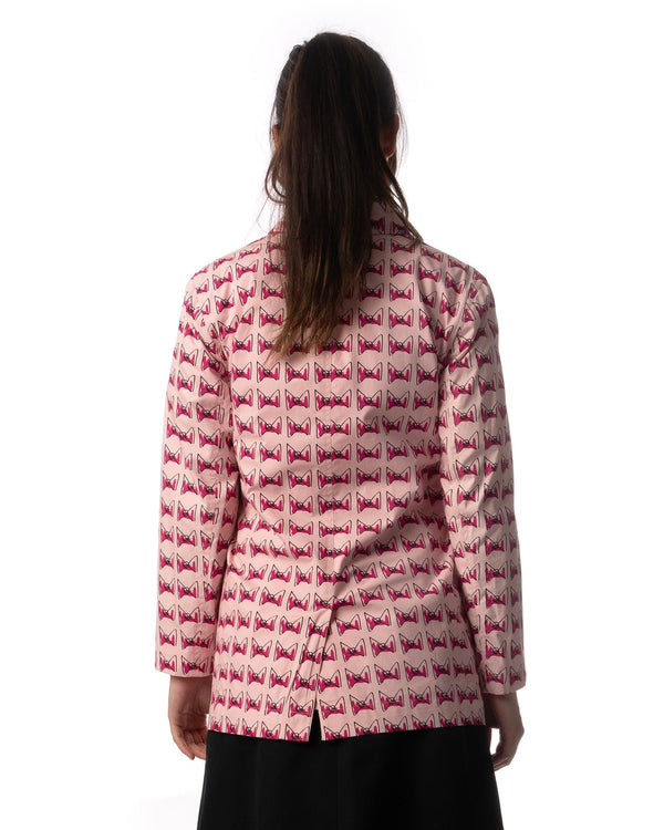 Peter Jensen | W 'Peter' Coat Pink Bow - Concrete