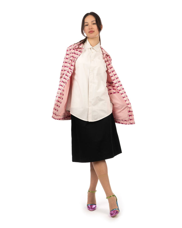 Peter Jensen | W 'Peter' Coat Pink Bow - Concrete