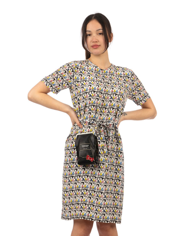 Peter Jensen |  W Shift Dress Girls Stripe - Concrete