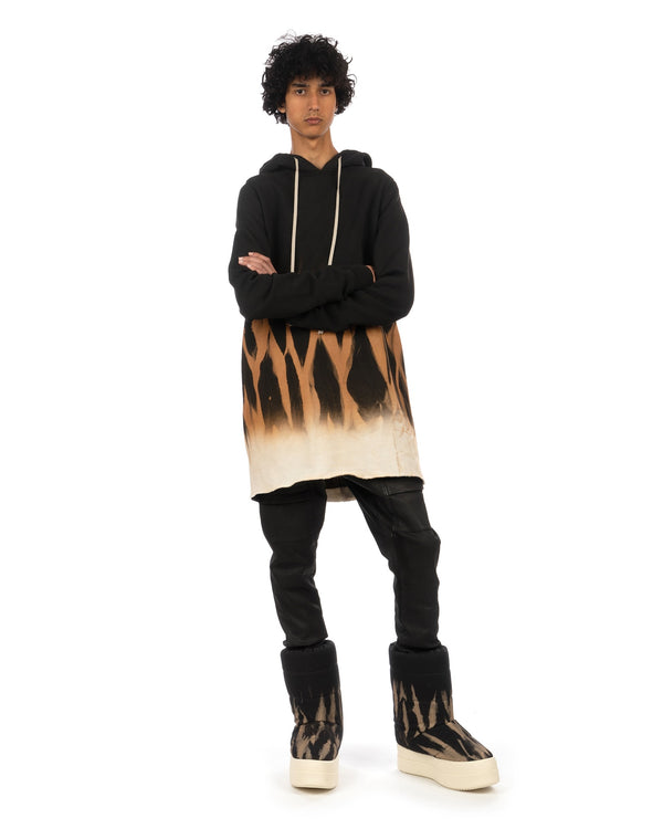 DRKSHDW by Rick Owens | Pullover Hoodie Black / Terra - Concrete