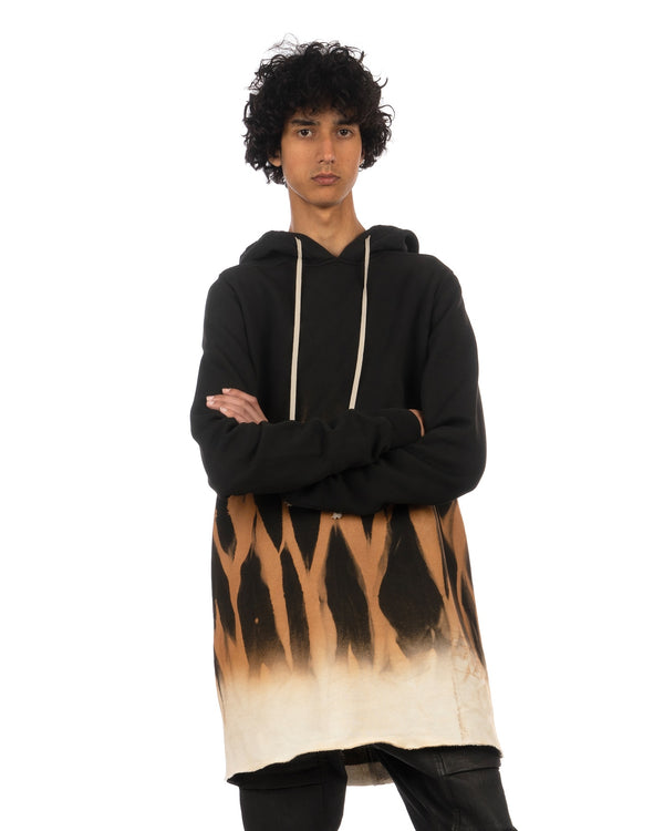 DRKSHDW by Rick Owens | Pullover Hoodie Black / Terra - Concrete