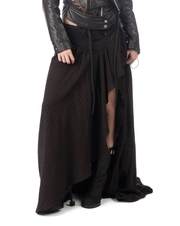 OTTOLINGER | Pulsar Cascade Skirt Black