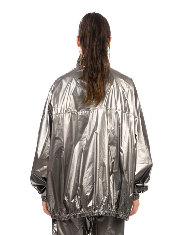 Rick Owens | x Champion Jumbo Windbreaker Silver - Concrete