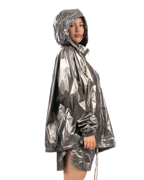 Rick Owens | x Champion Jumbo Windbreaker Silver - Concrete