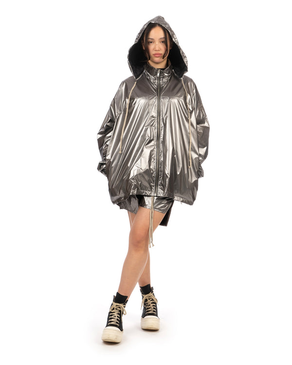 Rick Owens | x Champion Jumbo Windbreaker Silver - Concrete