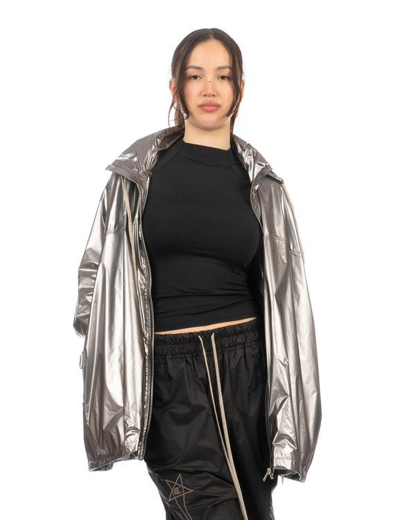 Rick Owens | x Champion Jumbo Windbreaker Silver - Concrete