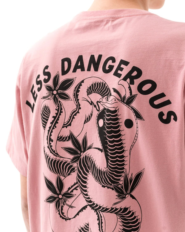 maharishi | 1453 Less Dangerous T-Shirt Pink - Concrete
