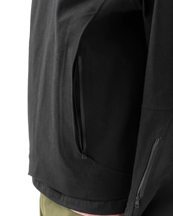 maharishi | 1451 Tech Han Parka Black - Concrete