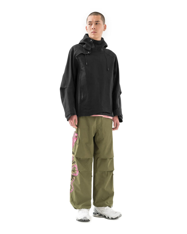 maharishi | 1451 Tech Han Parka Black - Concrete