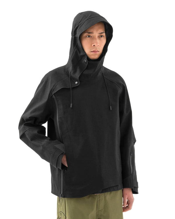 maharishi | 1451 Tech Han Parka Black - Concrete