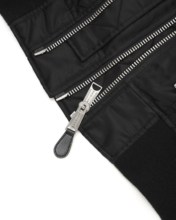 FACETASM | x AVIREX x DOGS Bug MA-1 Jacket Black - Concrete