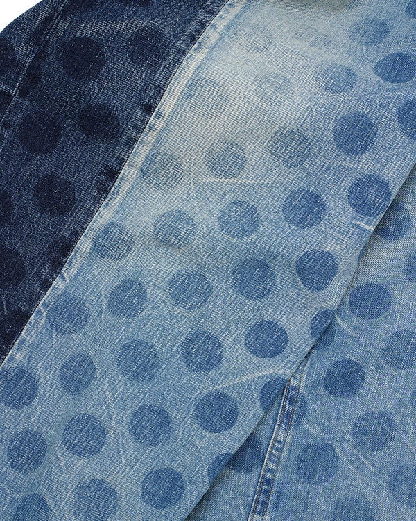 FACETASM | Dot Denim Pants Indigo - Concrete