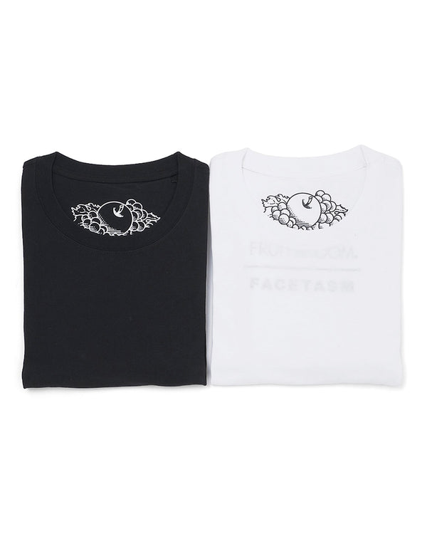 FACETASM | x Fruit Of The Loom Pack Big Tee Black / White - Concrete