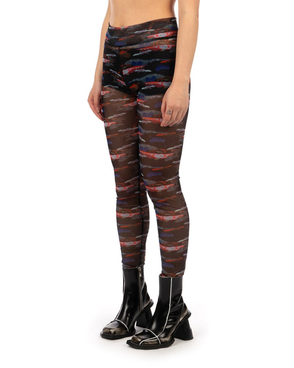 Henrik Vibskov | Mesh Leggings Black / Blue Birdie - Concrete