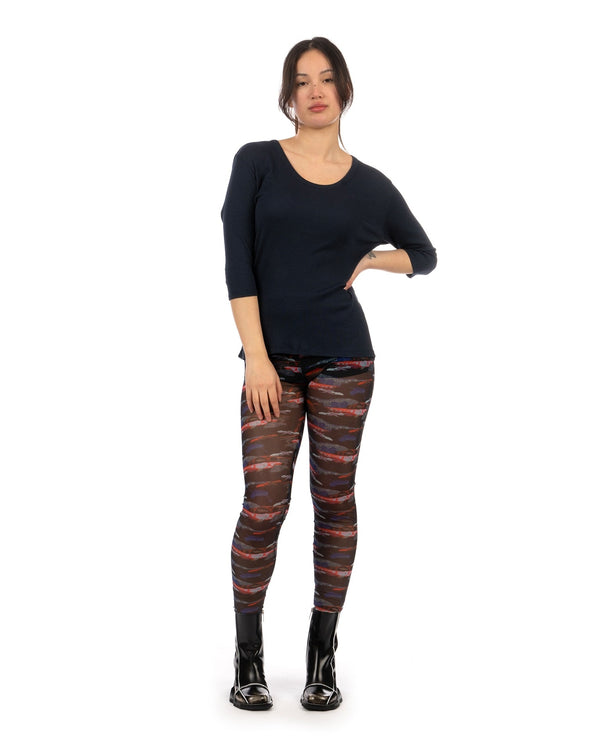 Henrik Vibskov | Mesh Leggings Black / Blue Birdie - Concrete