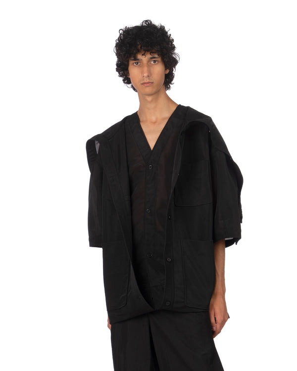 SONGZIO | Wing Half Shirt Black - Concrete