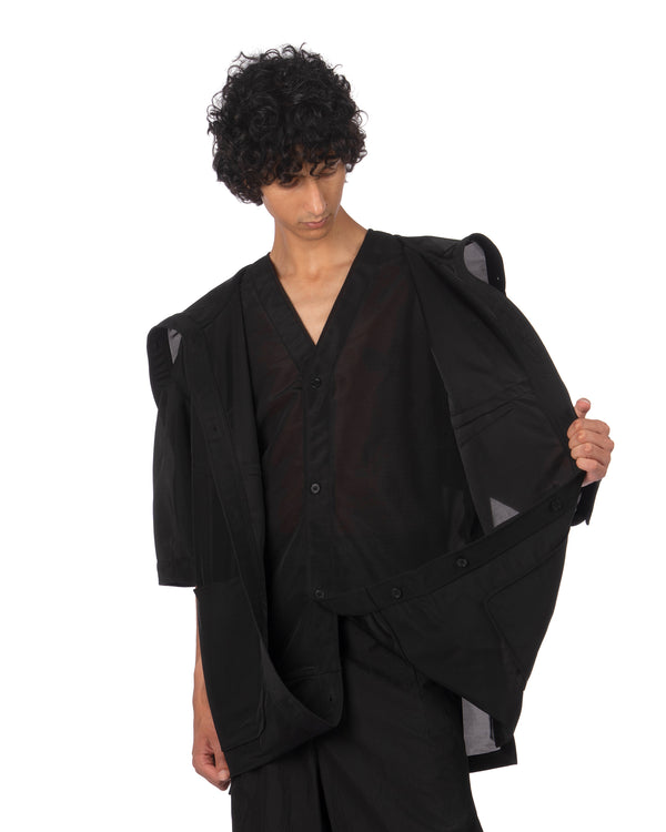 SONGZIO | Wing Half Shirt Black - Concrete