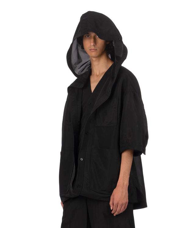 SONGZIO | Wing Half Shirt Black - Concrete